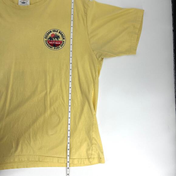 Vintage Tee Saltwater Ocean Isle Beach Tsunami Surf Shop Mens Size 2XL - Picture 5 of 8
